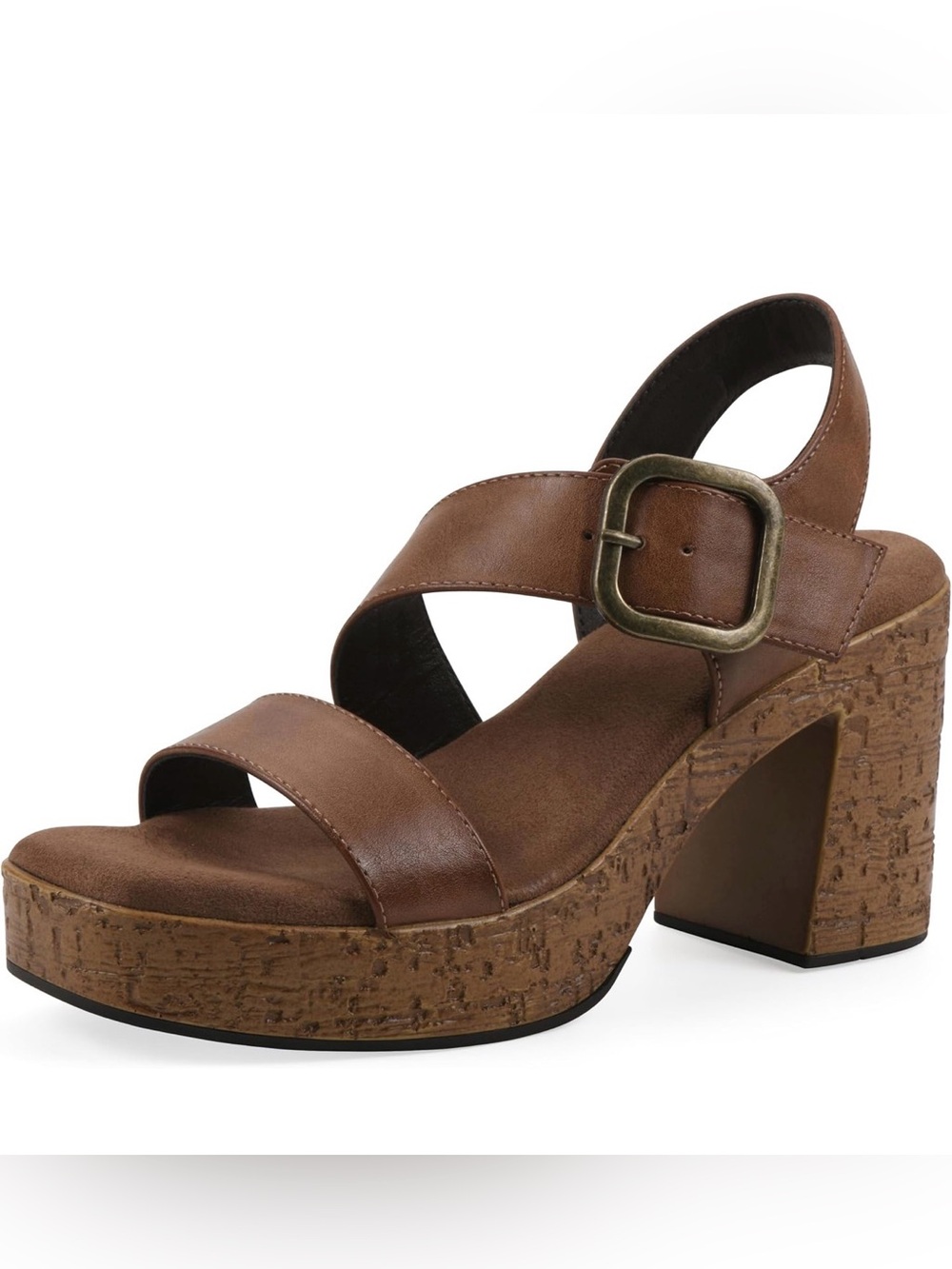 White Mountain Women's Barb Platform Sandal